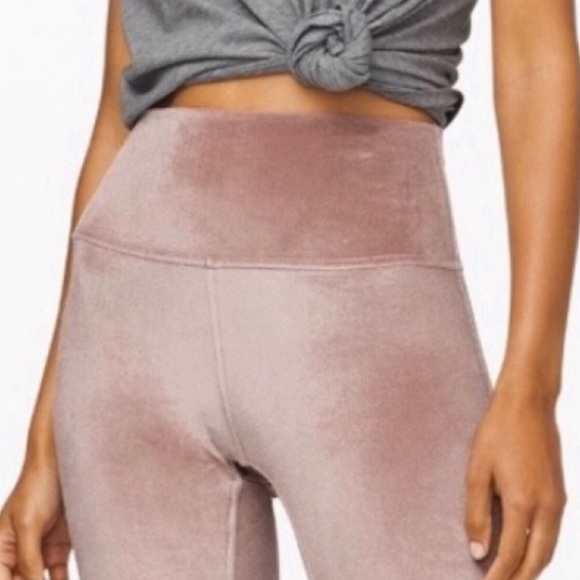 lululemon athletica Pants - Lululemon Wunder Lounge High-Rise Tight Velvet 8